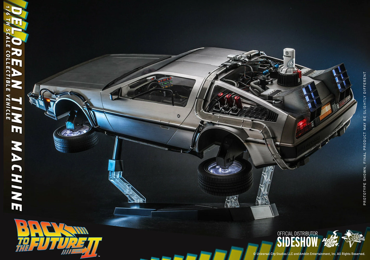 Hot Toys - 1/6 Scale Figure - Back To The Future - DeLorean Time Machine 14 Hot Toys - 1/6 Scale Figure - Back To The Future - DeLorean Time Machine - Image 14