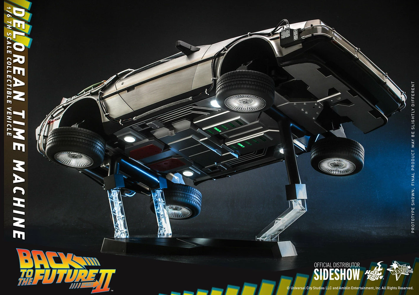 Hot Toys - 1/6 Scale Figure - Back To The Future - DeLorean Time Machine 17 Hot Toys - 1/6 Scale Figure - Back To The Future - DeLorean Time Machine - Image 17