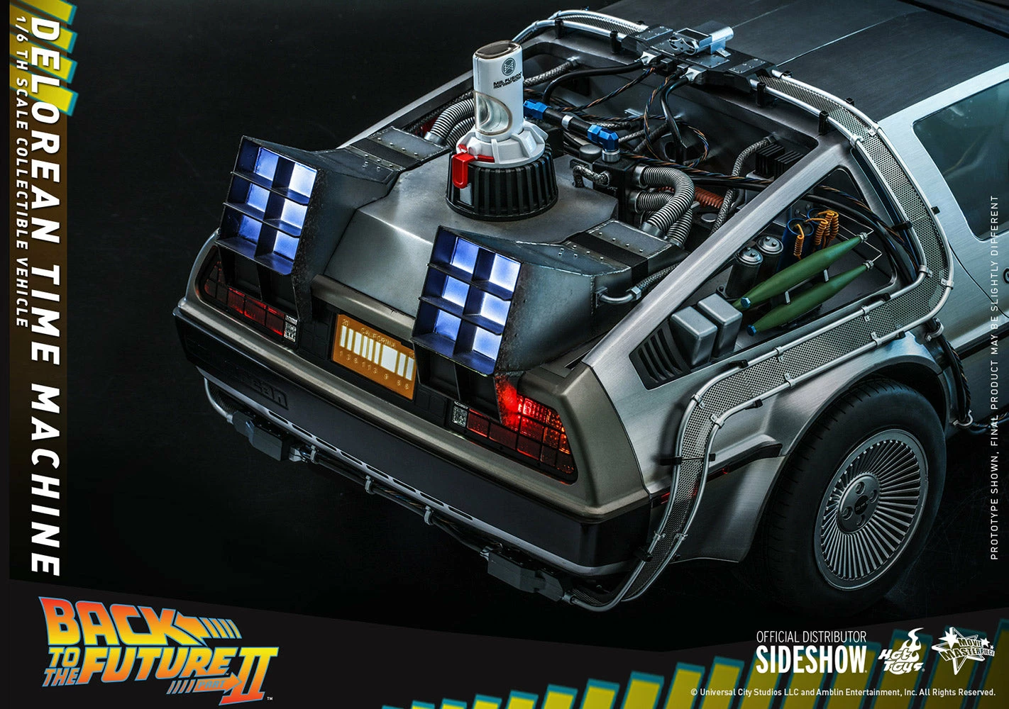 Hot Toys - 1/6 Scale Figure - Back To The Future - DeLorean Time Machine 18 Hot Toys - 1/6 Scale Figure - Back To The Future - DeLorean Time Machine - Image 18