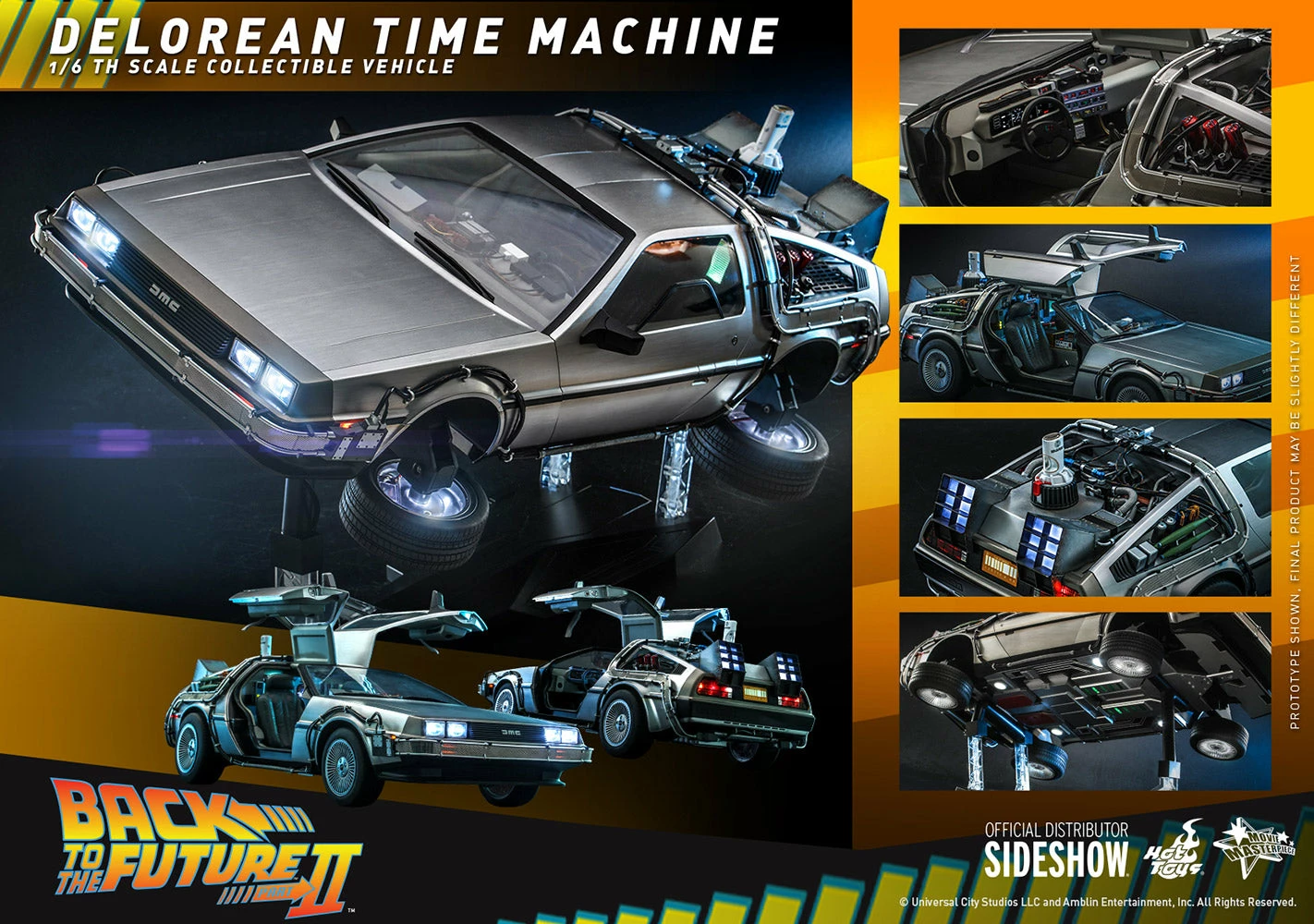Hot Toys - 1/6 Scale Figure - Back To The Future - DeLorean Time Machine 19 Hot Toys - 1/6 Scale Figure - Back To The Future - DeLorean Time Machine - Image 19