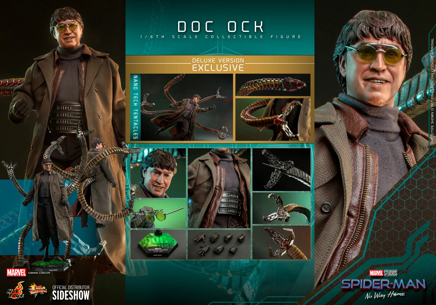 Hot Toys Movie Masterpiece 1/6 Scale Figure - Doc Ock (Spider-Man: No Way Home) (Deluxe Version) 13 Hot Toys Movie Masterpiece 1/6 Scale Figure - Doc Ock (Spider-Man: No Way Home) (Deluxe Version) - Image 13