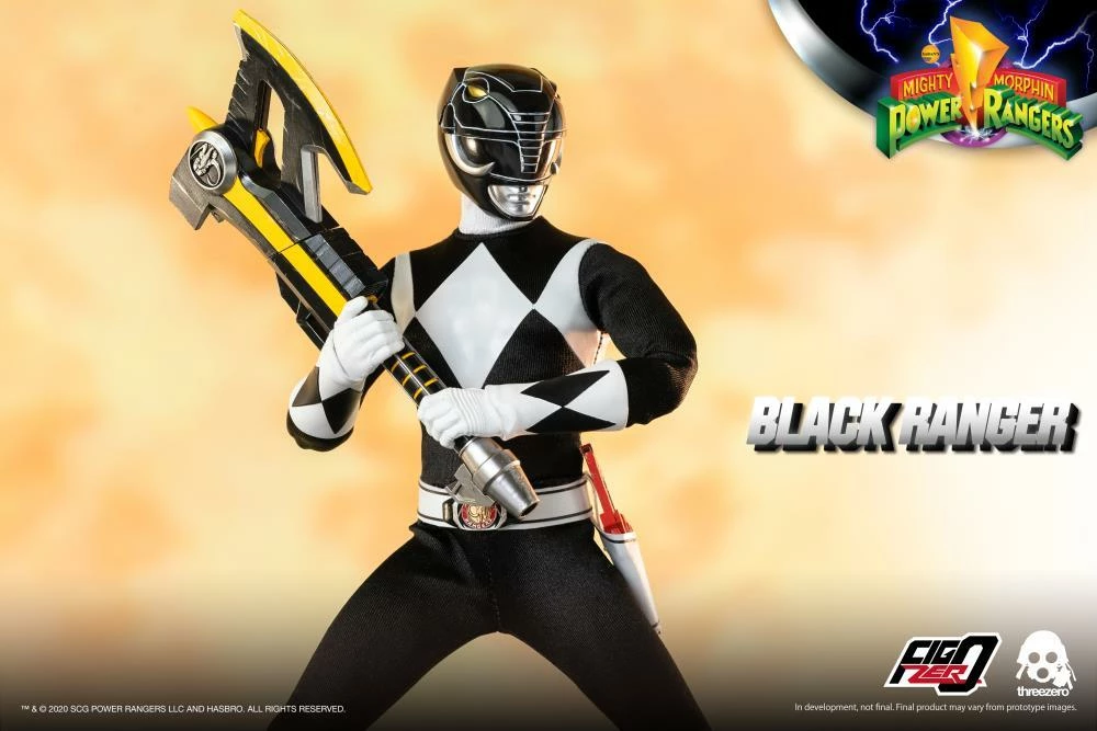 Threezero 1/6 Scale Figure - Mighty Morphin Power Rangers - Black Ranger 4 Threezero 1/6 Scale Figure - Mighty Morphin Power Rangers - Black Ranger - Image 4