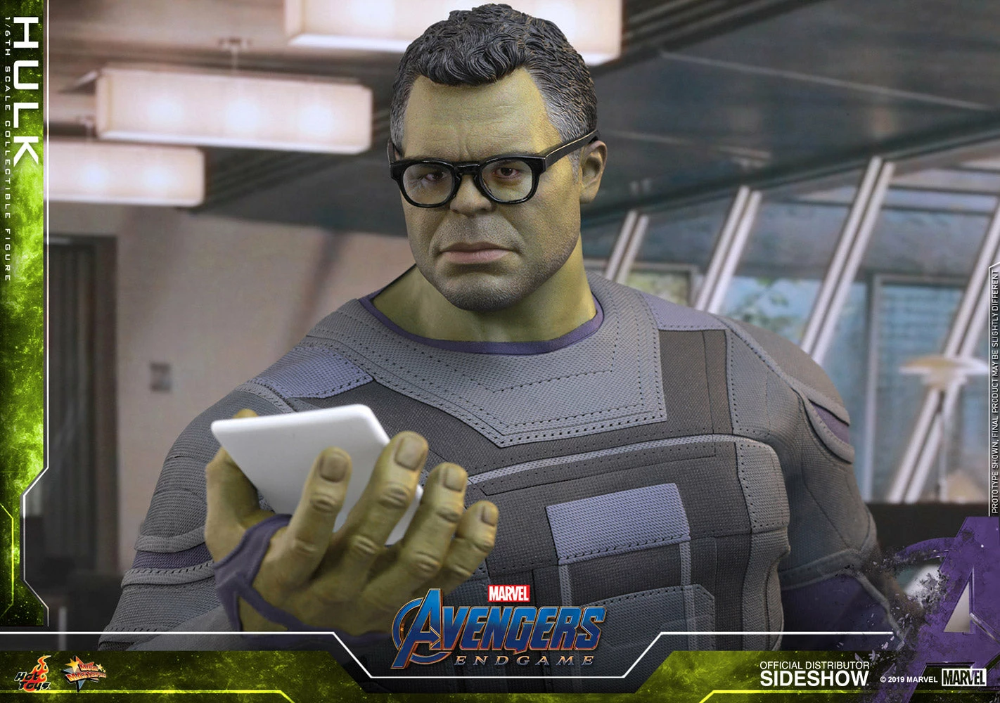 Hot Toys Movie Masterpiece 1/6 Scale Figure - Hulk (Avengers: Endgame) 15 Hot Toys Movie Masterpiece 1/6 Scale Figure - Hulk (Avengers: Endgame) - Image 15