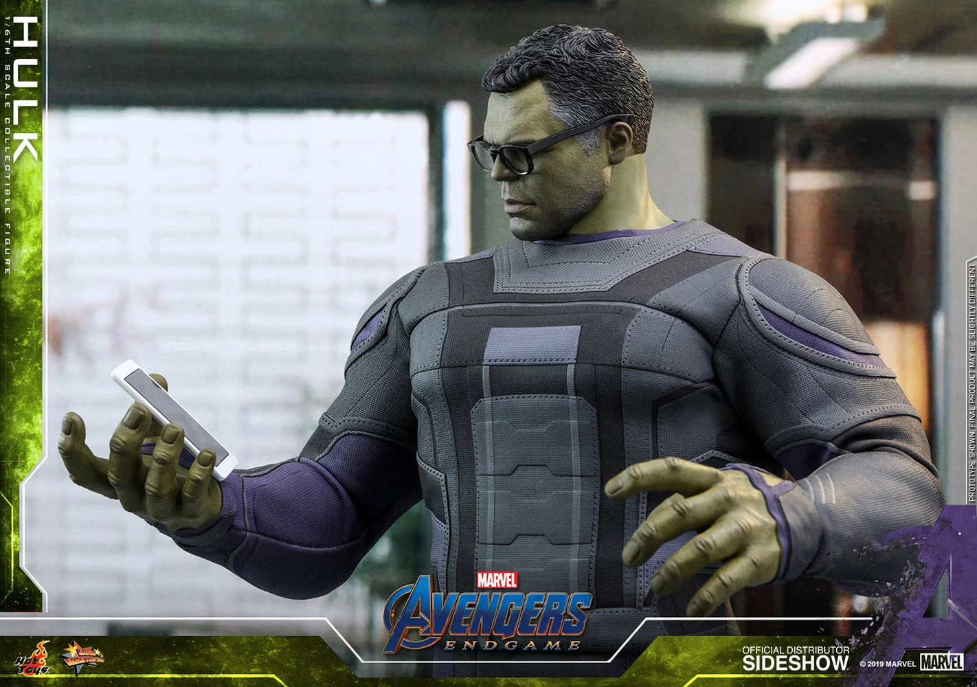 Hot Toys Movie Masterpiece 1/6 Scale Figure - Hulk (Avengers: Endgame) 14 Hot Toys Movie Masterpiece 1/6 Scale Figure - Hulk (Avengers: Endgame) - Image 14
