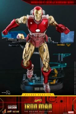 Hot Toys Comics Masterpiece Series Diecast - Iron Man (Deluxe) -Toy Dojo iron man deluxe marvel gallery 606f2c90e1f93 59272