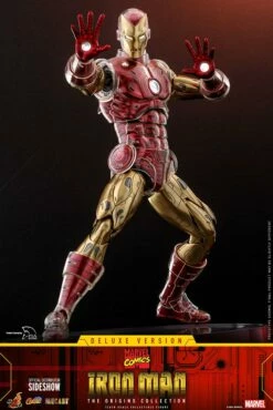 Hot Toys Comics Masterpiece Series Diecast - Iron Man (Deluxe) -Toy Dojo iron man deluxe marvel gallery 606f2c9326a73 40107