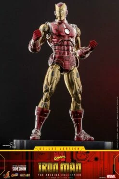 Hot Toys Comics Masterpiece Series Diecast - Iron Man (Deluxe) -Toy Dojo iron man deluxe marvel gallery 606f2c937a1f9 07001