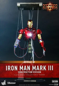 Hot Toys Sixth Scale Figure - Iron Man Mark III (Construction Version)