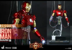 Hot Toys Sixth Scale Figure - Iron Man Mark III (Construction Version) -Toy Dojo iron man mark iii construction version marvel gallery 61267bc32f560