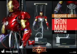 Hot Toys Sixth Scale Figure - Iron Man Mark III (Construction Version) -Toy Dojo iron man mark iii construction version marvel gallery 61267bc3cafc1