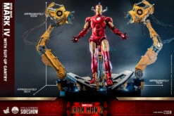 Hot Toys Quarter Scale Series Diecast - Iron Man Mark IV With Suit-Up Gantry (Deluxe)