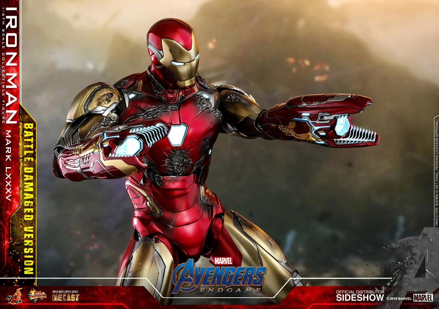 Hot Toys Movie Masterpiece 1/6 Scale Figure - Avengers: Endgame - Iron Man Mark LXXXV (Battle Damaged Version) 13 Hot Toys Movie Masterpiece 1/6 Scale Figure - Avengers: Endgame - Iron Man Mark LXXXV (Battle Damaged Version) - Image 13