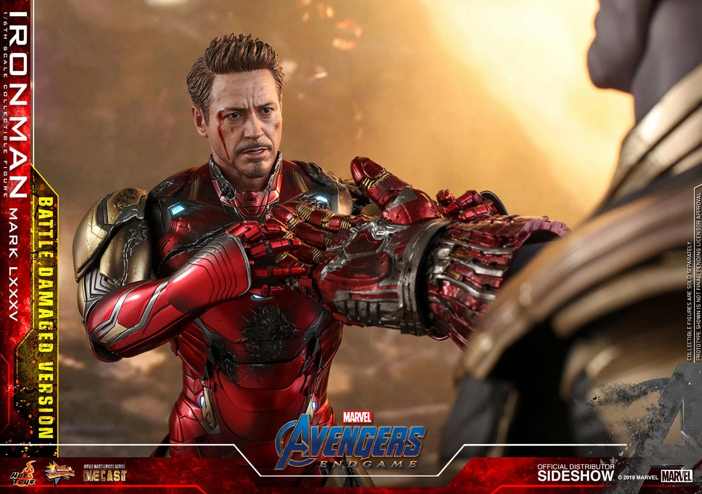 Hot Toys Movie Masterpiece 1/6 Scale Figure - Avengers: Endgame - Iron Man Mark LXXXV (Battle Damaged Version) 15 Hot Toys Movie Masterpiece 1/6 Scale Figure - Avengers: Endgame - Iron Man Mark LXXXV (Battle Damaged Version) - Image 15