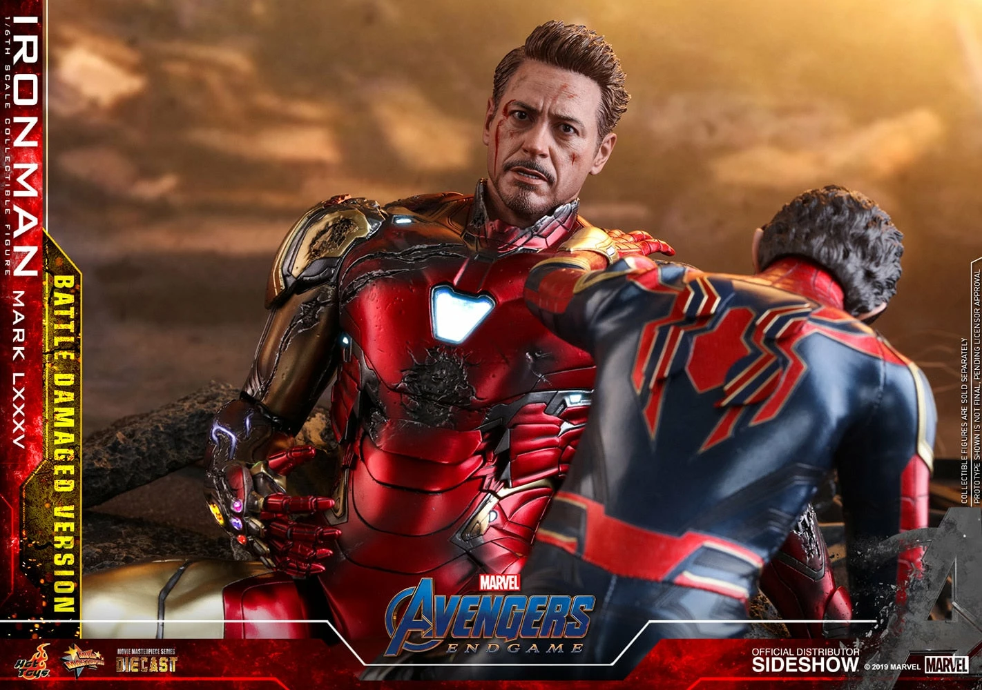Hot Toys Movie Masterpiece 1/6 Scale Figure - Avengers: Endgame - Iron Man Mark LXXXV (Battle Damaged Version) 19 Hot Toys Movie Masterpiece 1/6 Scale Figure - Avengers: Endgame - Iron Man Mark LXXXV (Battle Damaged Version) - Image 19