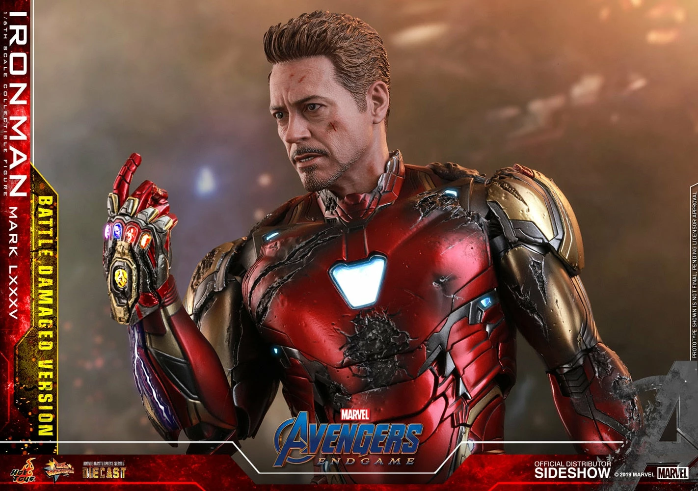 Hot Toys Movie Masterpiece 1/6 Scale Figure - Avengers: Endgame - Iron Man Mark LXXXV (Battle Damaged Version) 18 Hot Toys Movie Masterpiece 1/6 Scale Figure - Avengers: Endgame - Iron Man Mark LXXXV (Battle Damaged Version) - Image 18