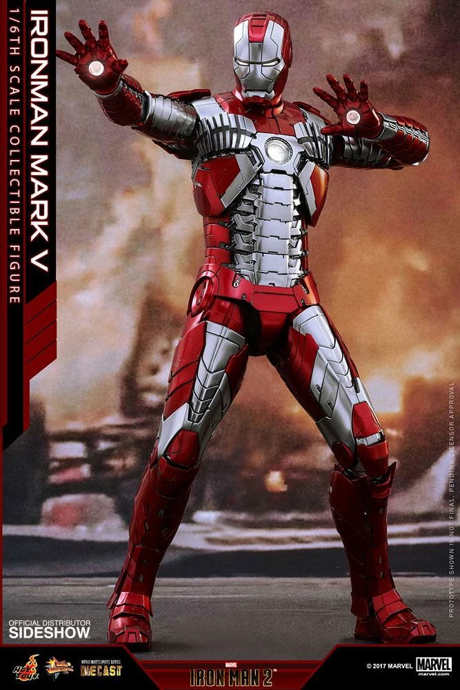 Hot Toys Movie Masterpiece Series - Iron Man Mark V - Reissue 2 Hot Toys Movie Masterpiece Series - Iron Man Mark V - Reissue - Image 2