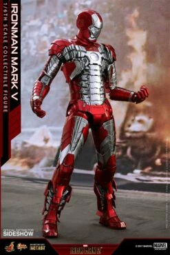 Hot Toys Movie Masterpiece Series - Iron Man Mark V - Reissue 18 Hot Toys Movie Masterpiece Series - Iron Man Mark V - Reissue -Toy Dojo marvel iron man mark v iron man 2 hot toys 902942 02 36318
