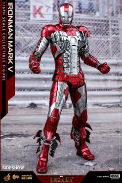 Hot Toys Movie Masterpiece Series - Iron Man Mark V - Reissue 19 Hot Toys Movie Masterpiece Series - Iron Man Mark V - Reissue -Toy Dojo marvel iron man mark v iron man 2 hot toys 902942 03 42720