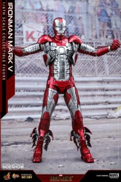 Hot Toys Movie Masterpiece Series - Iron Man Mark V - Reissue 20 Hot Toys Movie Masterpiece Series - Iron Man Mark V - Reissue -Toy Dojo marvel iron man mark v iron man 2 hot toys 902942 06 24004