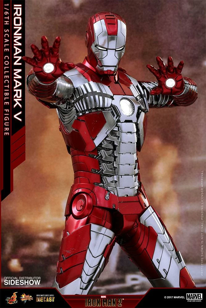 Hot Toys Movie Masterpiece Series - Iron Man Mark V - Reissue 9 Hot Toys Movie Masterpiece Series - Iron Man Mark V - Reissue - Image 9
