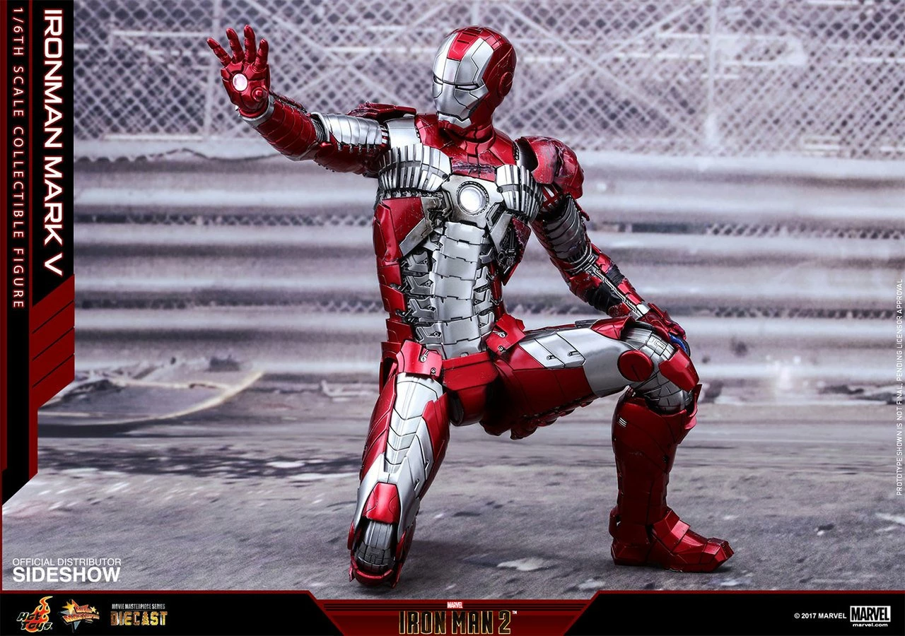 Hot Toys Movie Masterpiece Series - Iron Man Mark V - Reissue 12 Hot Toys Movie Masterpiece Series - Iron Man Mark V - Reissue - Image 12