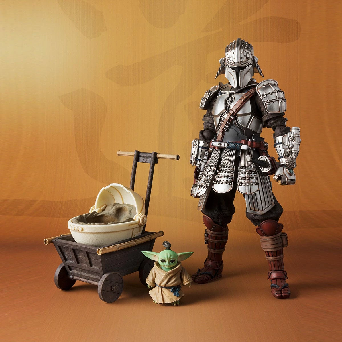 Bandai Tamashii Nations Meisho Movie Realization Ronin Mandalorian & Grogu (Beskar Armor) 2 Bandai Tamashii Nations Meisho Movie Realization Ronin Mandalorian & Grogu (Beskar Armor) - Image 2
