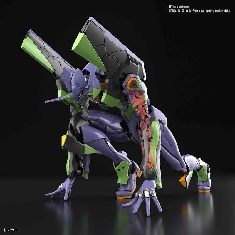 Bandai RG Evangelion - Evangelion EVA-01 Unit-01 DX W/ Platform Set 5 Bandai RG Evangelion - Evangelion EVA-01 Unit-01 DX W/ Platform Set - Image 5