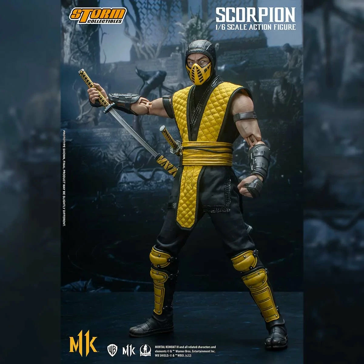 Storm Collectibles - Mortal Kombat 11 - Scorpion 1/6 Action Figure (KLASSIC) 2 Storm Collectibles - Mortal Kombat 11 - Scorpion 1/6 Action Figure (KLASSIC) - Image 2