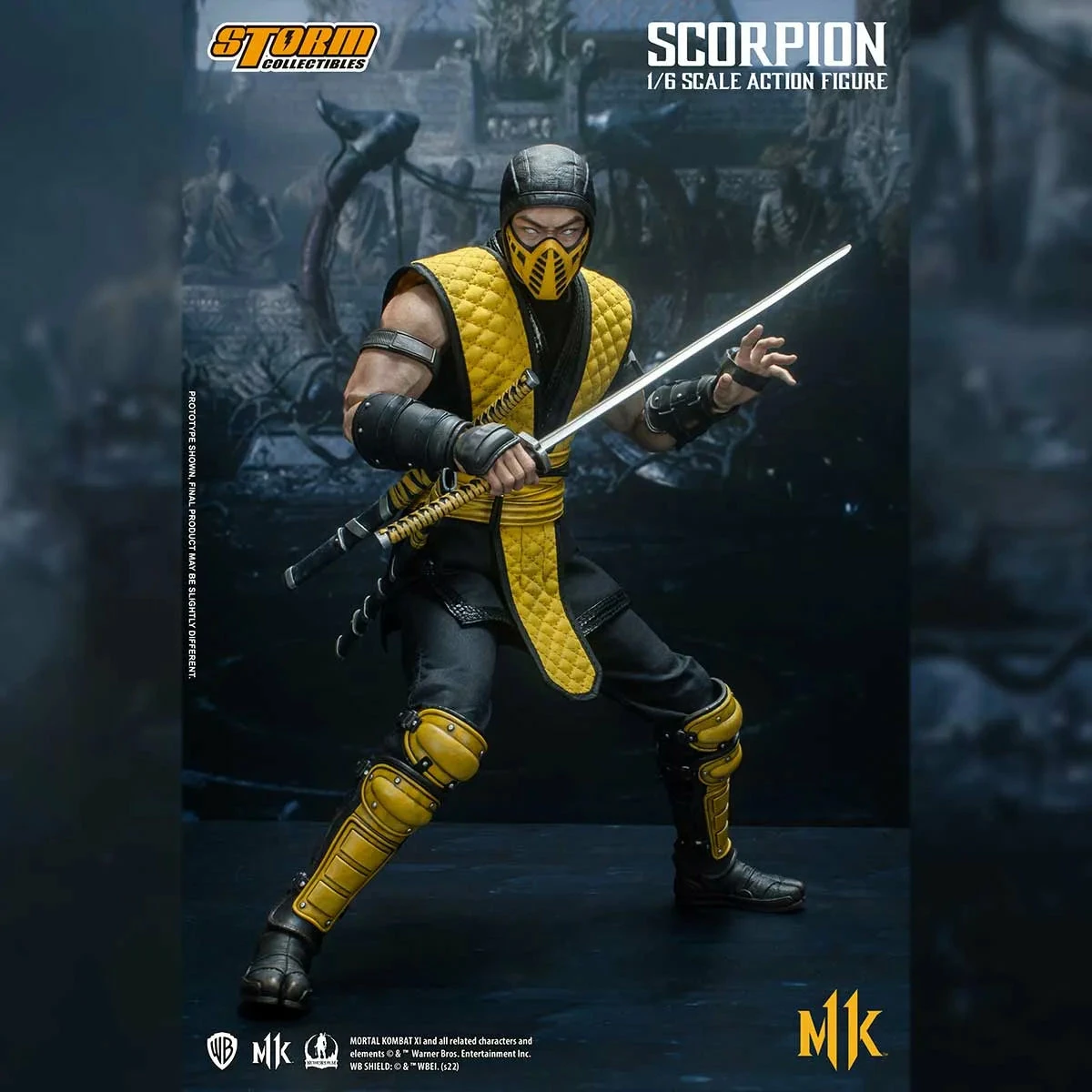 Storm Collectibles - Mortal Kombat 11 - Scorpion 1/6 Action Figure (KLASSIC) 4 Storm Collectibles - Mortal Kombat 11 - Scorpion 1/6 Action Figure (KLASSIC) - Image 4