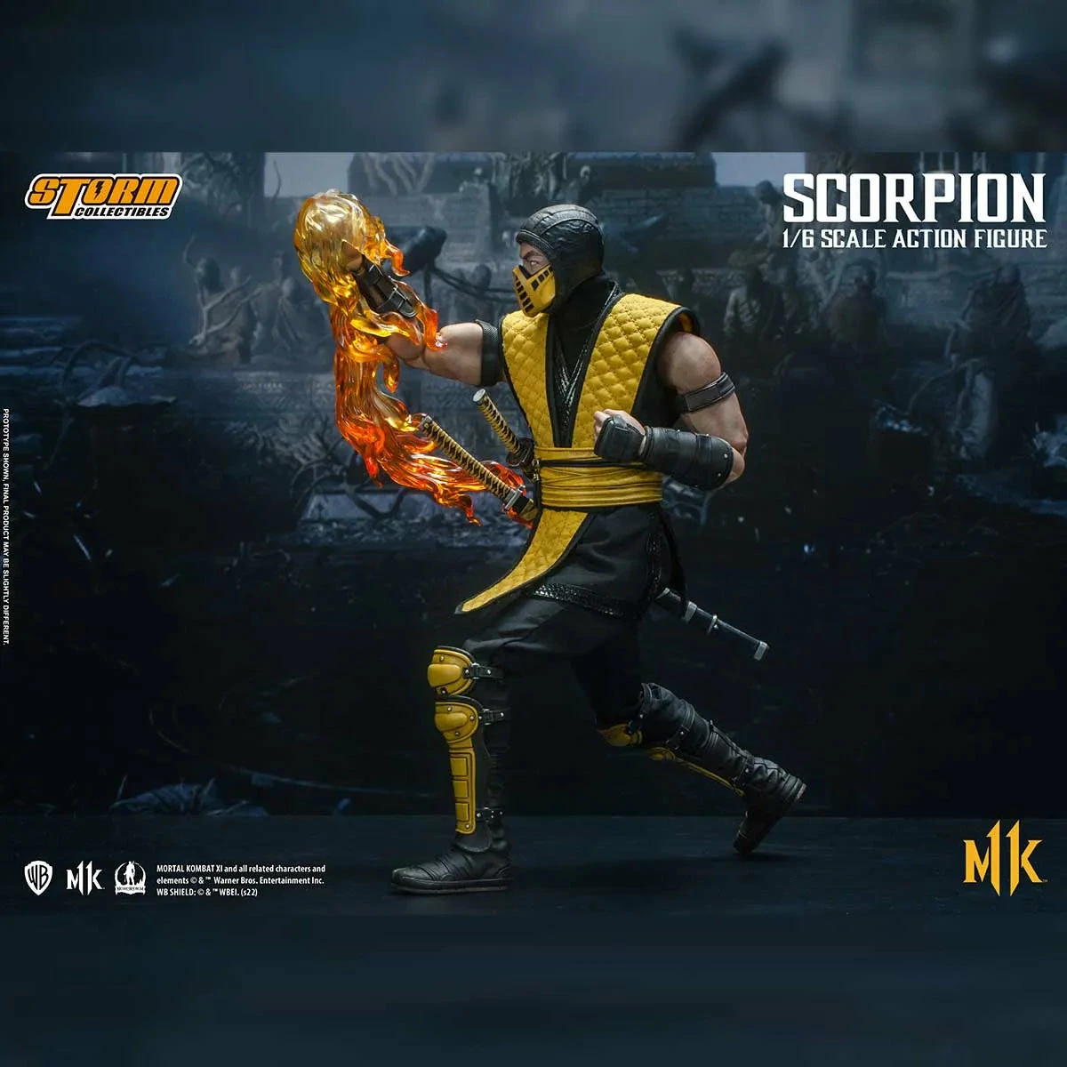 Storm Collectibles - Mortal Kombat 11 - Scorpion 1/6 Action Figure (KLASSIC) 5 Storm Collectibles - Mortal Kombat 11 - Scorpion 1/6 Action Figure (KLASSIC) - Image 5