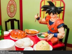 Bandai S.H. Figuarts DragonBall Z - Goku Hara Hachi Bun Me Eating Scene Set