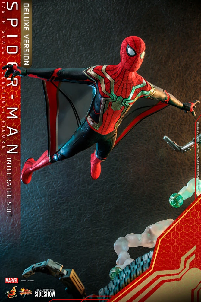 Hot Toys Movie Masterpiece 1/6 Scale Figure - Spider-Man (Integrated Suit) Deluxe Version - Spider-Man: No Way Home 8 Hot Toys Movie Masterpiece 1/6 Scale Figure - Spider-Man (Integrated Suit) Deluxe Version - Spider-Man: No Way Home - Image 8