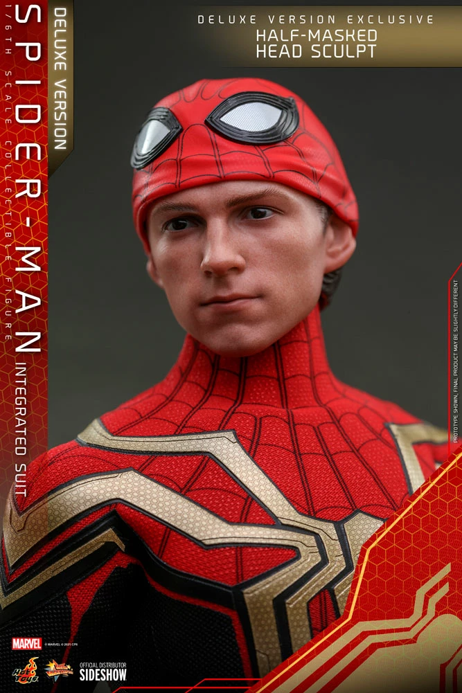 Hot Toys Movie Masterpiece 1/6 Scale Figure - Spider-Man (Integrated Suit) Deluxe Version - Spider-Man: No Way Home 4 Hot Toys Movie Masterpiece 1/6 Scale Figure - Spider-Man (Integrated Suit) Deluxe Version - Spider-Man: No Way Home - Image 4