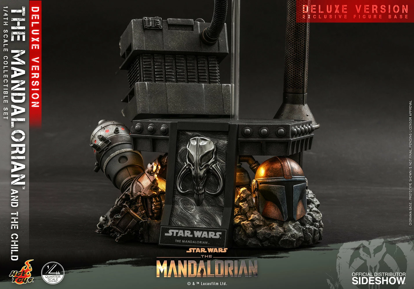 Hot Toys The Mandalorian™ And The Child / Grogu™ (Deluxe Version) - 1/4 Scale 4 Hot Toys The Mandalorian™ And The Child / Grogu™ (Deluxe Version) - 1/4 Scale - Image 4