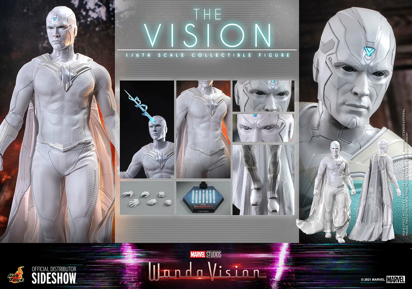 Hot Toys TV Masterpiece 1/6 Scale Figure - The Vision (WandaVision) 16 Hot Toys TV Masterpiece 1/6 Scale Figure - The Vision (WandaVision) - Image 16