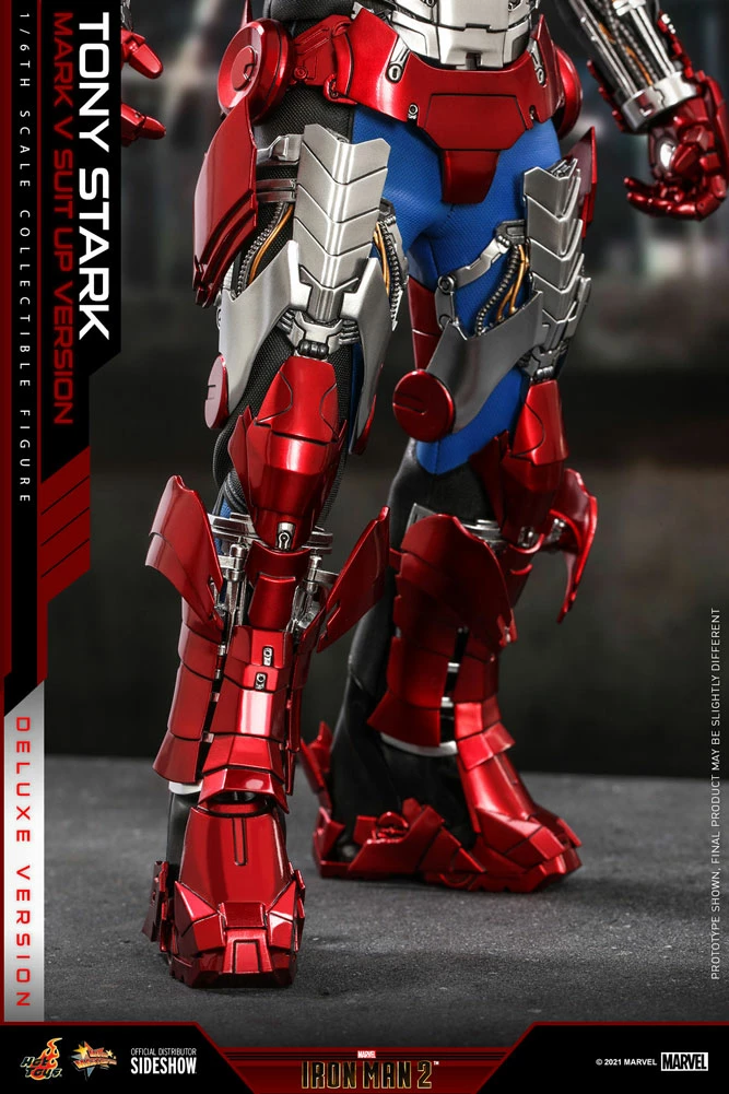 Hot Toys Sixth Scale Figure - Tony Stark (Mark V Suit Up Version) Deluxe Ver. - (Iron Man 2) 15 Hot Toys Sixth Scale Figure - Tony Stark (Mark V Suit Up Version) Deluxe Ver. - (Iron Man 2) - Image 15