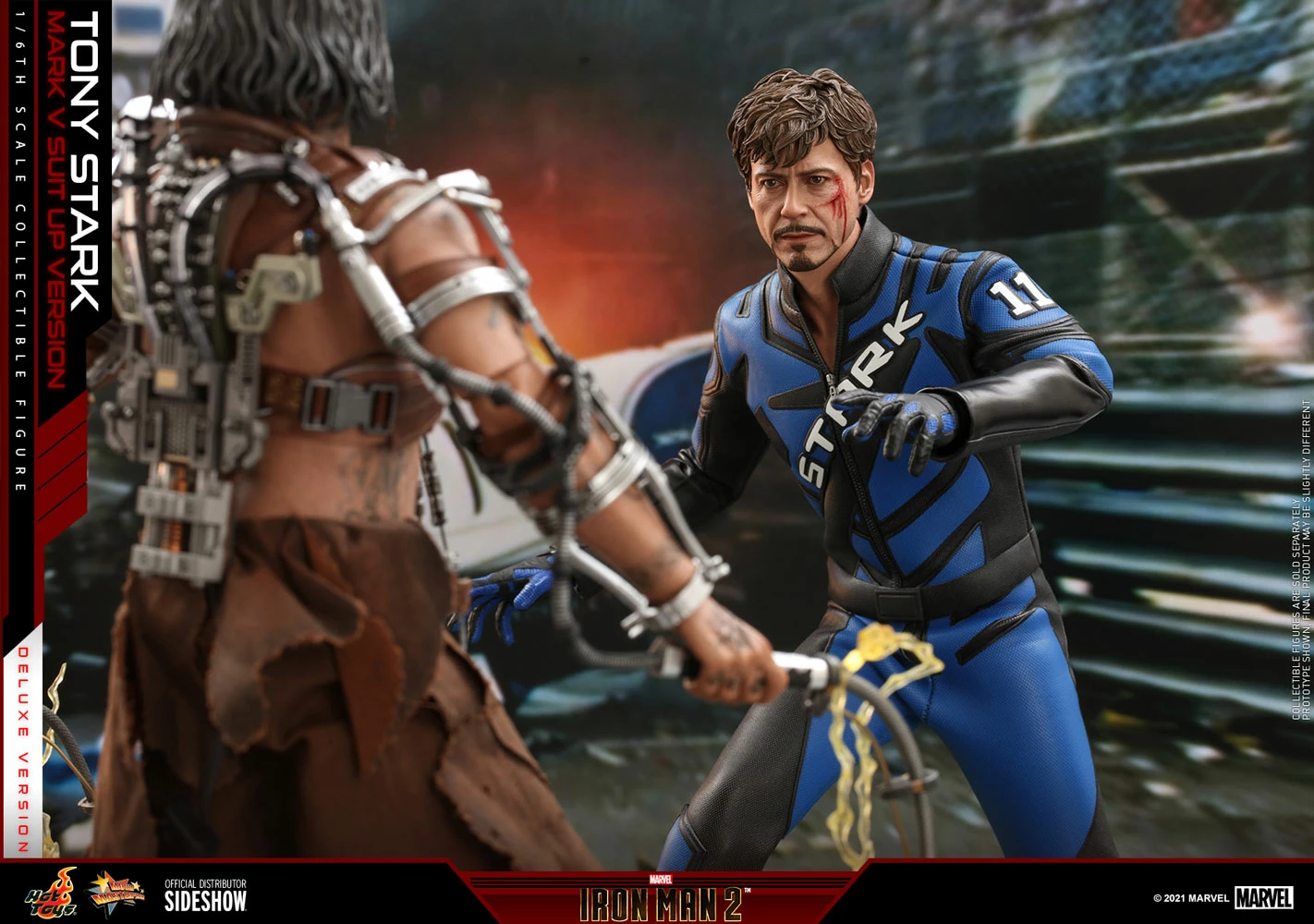 Hot Toys Sixth Scale Figure - Tony Stark (Mark V Suit Up Version) Deluxe Ver. - (Iron Man 2) 8 Hot Toys Sixth Scale Figure - Tony Stark (Mark V Suit Up Version) Deluxe Ver. - (Iron Man 2) - Image 8