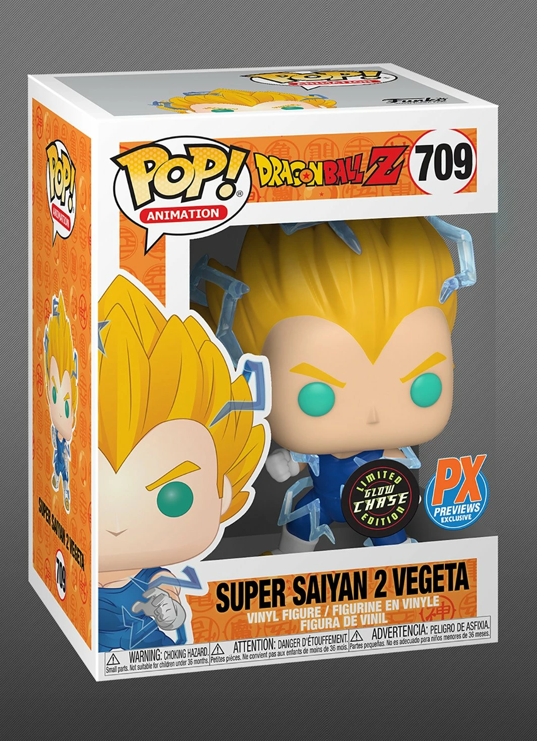 Funko Pop! Animation Dragon Ball Super Saiyan 2 Vegeta PX Exclusive - Glow In The Dark Chase 2 Funko Pop! Animation Dragon Ball Super Saiyan 2 Vegeta PX Exclusive - Glow In The Dark Chase - Image 2
